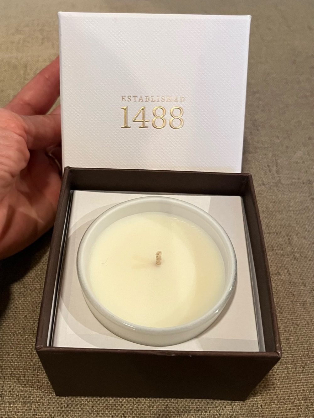 Rathbornes 1488 Dublin Candle, Cassis Leaves and Jasmine, 75g, NEW , Irish Gift